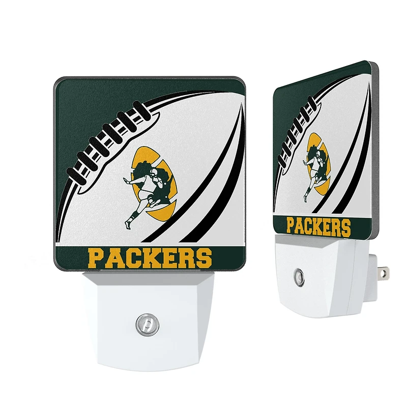 Green Bay Packers Passtime Design Nightlight 2-Pack