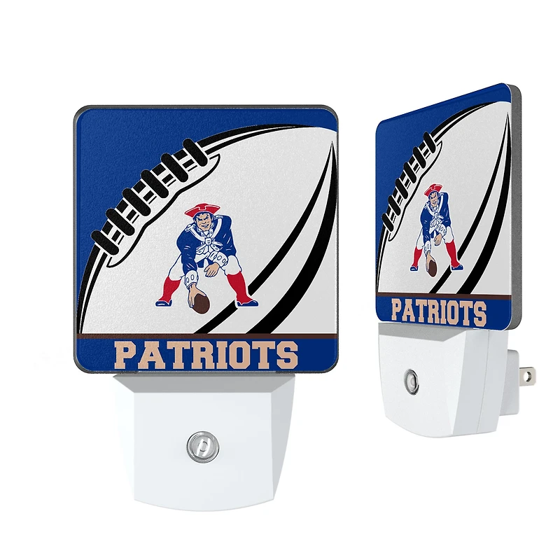 New England Patriots Passtime Design Nightlight 2-Pack
