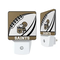 New Orleans Saints Passtime Design Nightlight 2-Pack