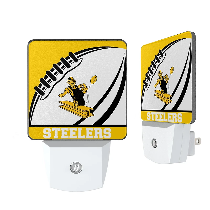 Pittsburgh Steelers Passtime Design Nightlight 2-Pack