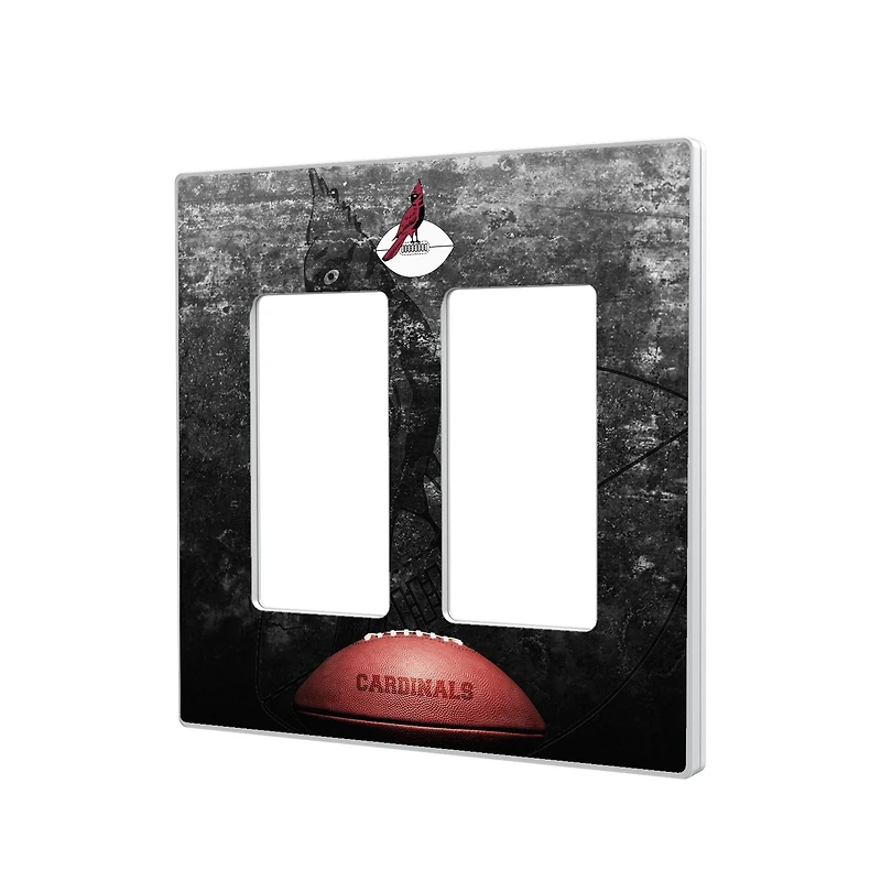 Chicago Cardinals Legendary Design Double Rocker Lightswitch Plate