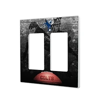 Baltimore Colts Legendary Design Double Rocker Lightswitch Plate