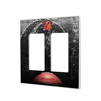 Tampa Bay Buccaneers Legendary Design Double Rocker Lightswitch Plate