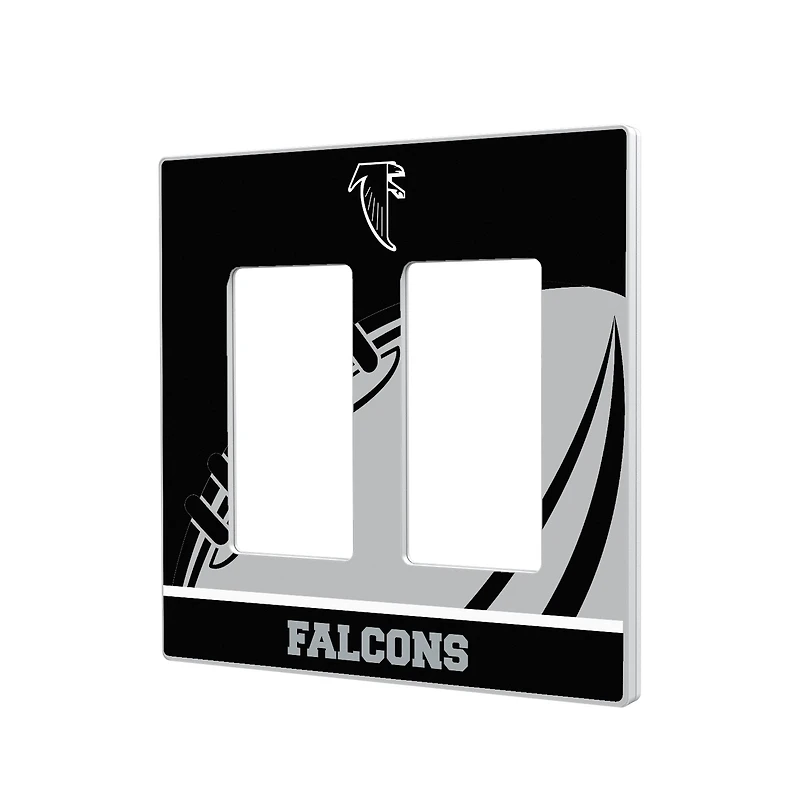 Atlanta Falcons Passtime Design Double Rocker Lightswitch Plate