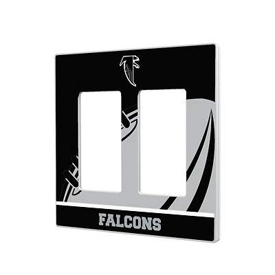 Atlanta Falcons Passtime Design Double Rocker Lightswitch Plate