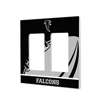 Atlanta Falcons Passtime Design Double Rocker Lightswitch Plate