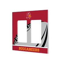 Tampa Bay Buccaneers Passtime Design Double Rocker Lightswitch Plate