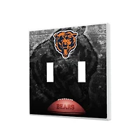 Chicago Bears Legendary Design Double Toggle Lightswitch Plate