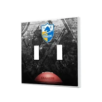 Los Angeles Chargers Legendary Design Double Toggle Lightswitch Plate
