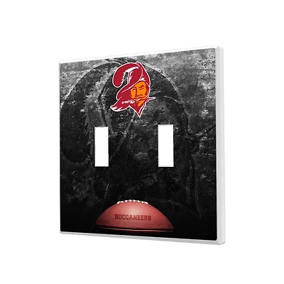 Tampa Bay Buccaneers Legendary Design Double Toggle Lightswitch Plate
