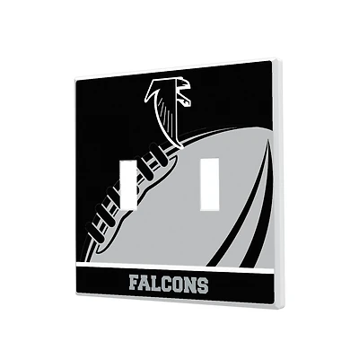 Atlanta Falcons Passtime Design Double Toggle Lightswitch Plate