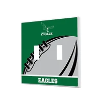 Philadelphia Eagles Passtime Design Double Toggle Lightswitch Plate
