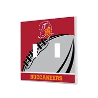 Tampa Bay Buccaneers Passtime Design Double Toggle Lightswitch Plate