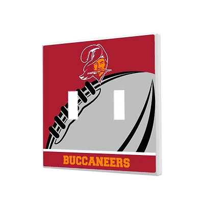 Tampa Bay Buccaneers Passtime Design Double Toggle Lightswitch Plate