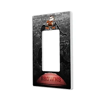 Cleveland Browns Legendary Design Single Rocker Lightswitch Plate