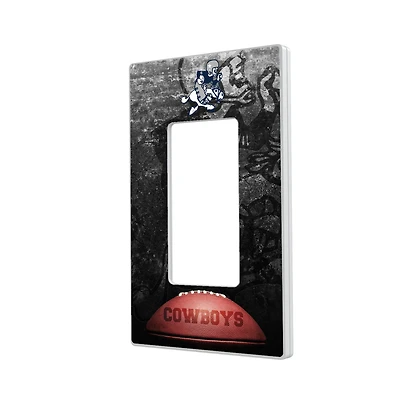 Dallas Cowboys Legendary Design Single Rocker Lightswitch Plate
