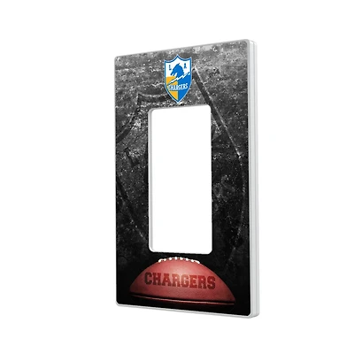 Los Angeles Chargers Legendary Design Single Rocker Lightswitch Plate