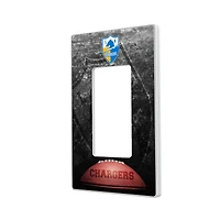 Los Angeles Chargers Legendary Design Single Rocker Lightswitch Plate