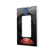 Los Angeles Rams Legendary Design Single Rocker Lightswitch Plate