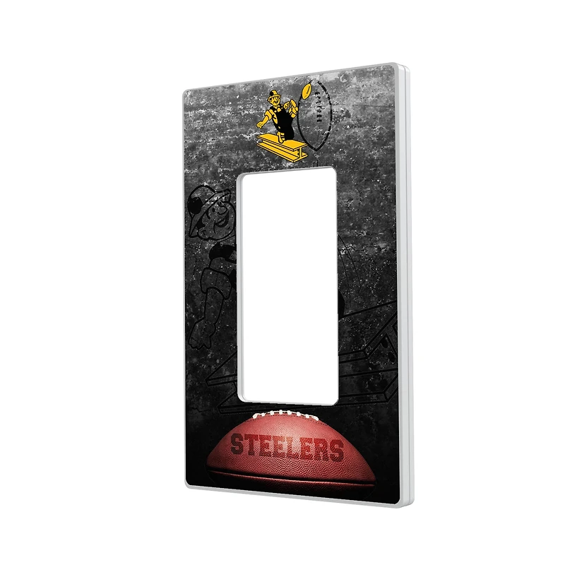Pittsburgh Steelers Legendary Design Single Rocker Lightswitch Plate