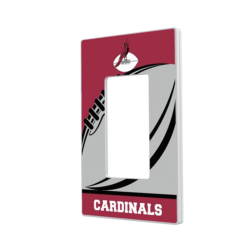 Chicago Cardinals Passtime Design Single Rocker Lightswitch Plate