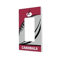 Chicago Cardinals Passtime Design Single Rocker Lightswitch Plate