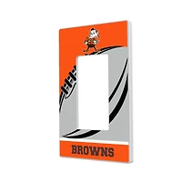 Cleveland Browns Passtime Design Single Rocker Lightswitch Plate