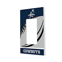 Dallas Cowboys Passtime Design Single Rocker Lightswitch Plate