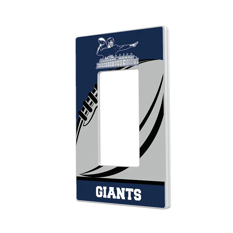 New York Giants Passtime Design Single Rocker Lightswitch Plate
