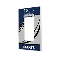 New York Giants Passtime Design Single Rocker Lightswitch Plate