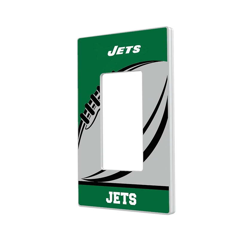 New York Jets Passtime Design Single Rocker Lightswitch Plate