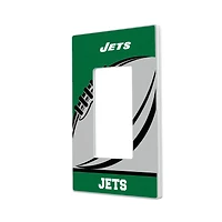 New York Jets Passtime Design Single Rocker Lightswitch Plate