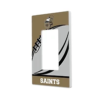 New Orleans Saints Passtime Design Single Rocker Lightswitch Plate