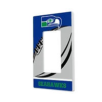 Seattle Seahawks Passtime Design Single Rocker Lightswitch Plate