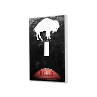 Buffalo Bills Legendary Design Single Toggle Lightswitch Plate