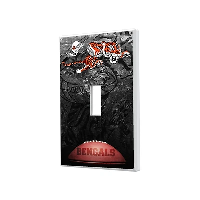 Cincinnati Bengals Legendary Design Single Toggle Lightswitch Plate