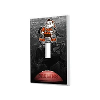 Cleveland Browns Legendary Design Single Toggle Lightswitch Plate