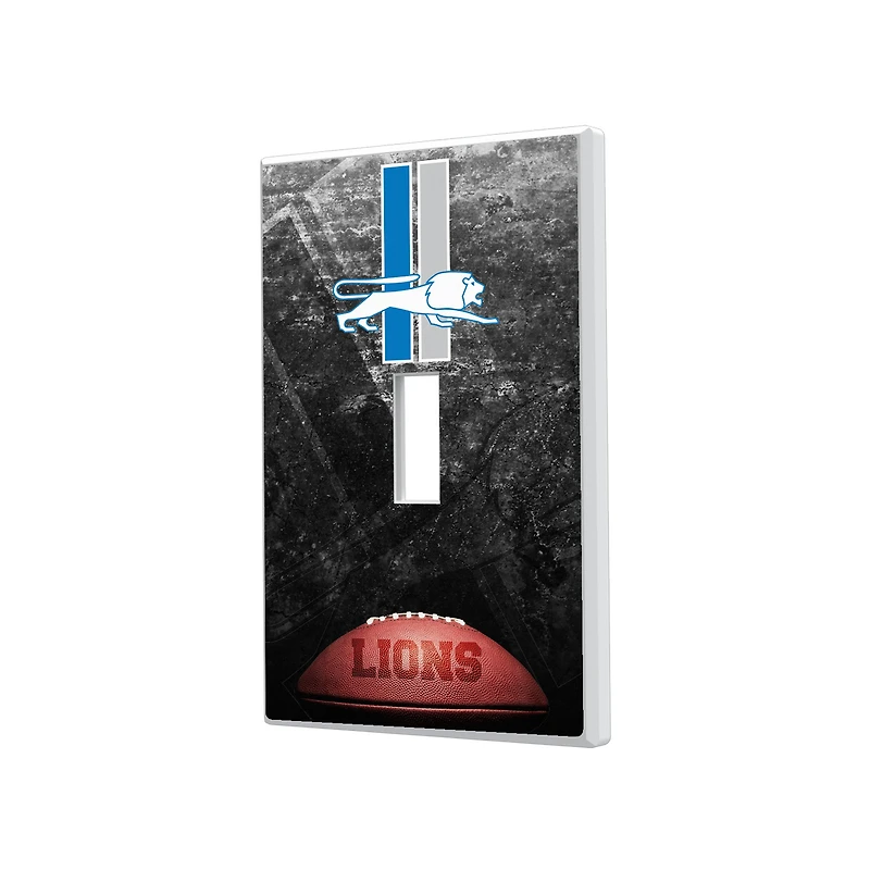 Detroit Lions Legendary Design Single Toggle Lightswitch Plate