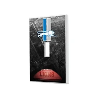 Detroit Lions Legendary Design Single Toggle Lightswitch Plate