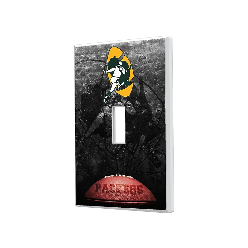 Green Bay Packers Legendary Design Single Toggle Lightswitch Plate