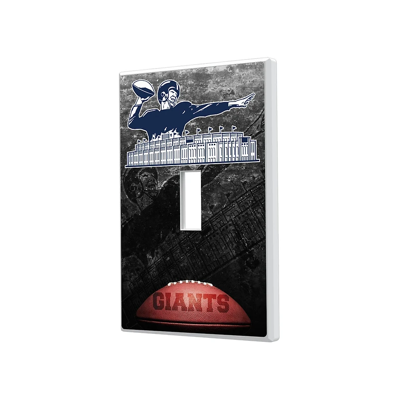 New York Giants Legendary Design Single Toggle Lightswitch Plate
