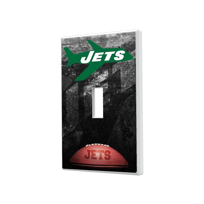 New York Jets Legendary Design Single Toggle Lightswitch Plate