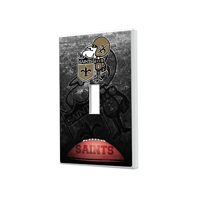 New Orleans Saints Legendary Design Single Toggle Lightswitch Plate