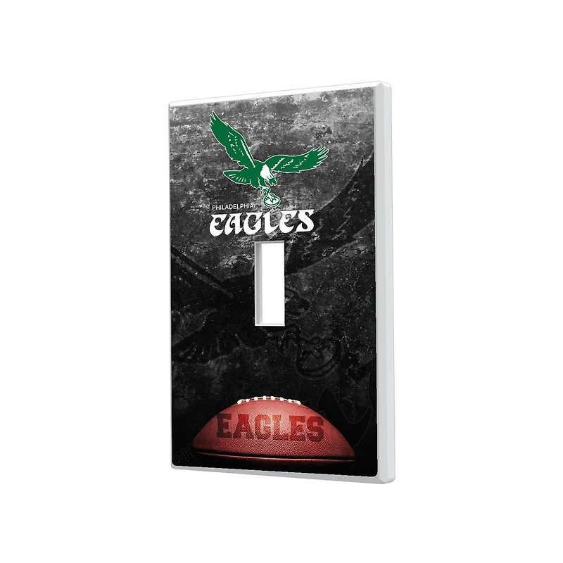 Philadelphia Eagles Legendary Design Single Toggle Lightswitch Plate