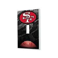San Francisco 49ers Legendary Design Single Toggle Lightswitch Plate