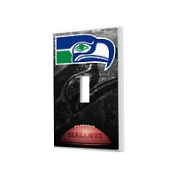Seattle Seahawks Legendary Design Single Toggle Lightswitch Plate