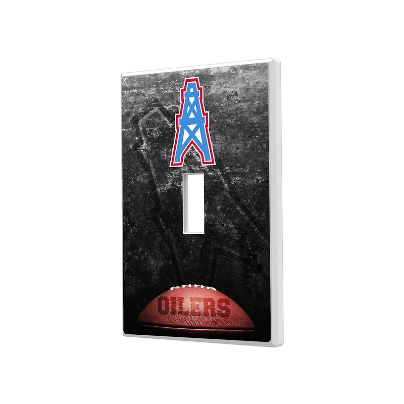 Houston Oilers Legendary Design Single Toggle Lightswitch Plate
