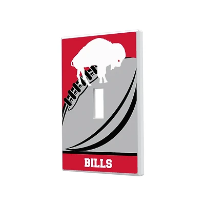Buffalo Bills Passtime Design Single Toggle Lightswitch Plate