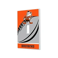 Cleveland Browns Passtime Design Single Toggle Lightswitch Plate