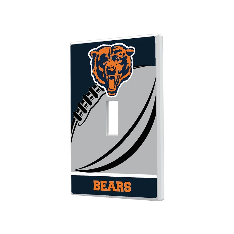 Chicago Bears Passtime Design Single Toggle Lightswitch Plate